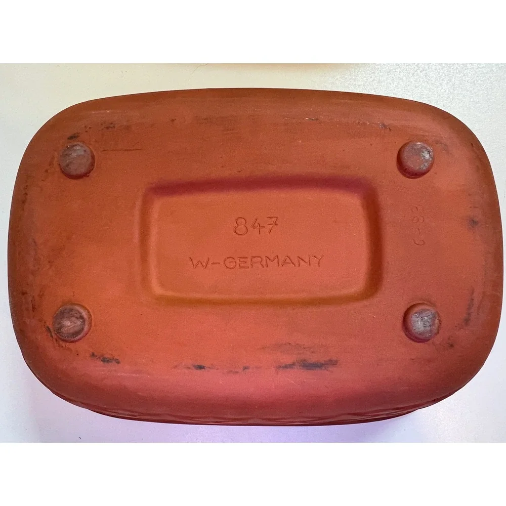 Scheurich West Germany Clay Baker 847 Terracotta Roaster 4-6 Person‎ Oven Proof